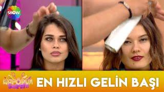 10 dakikada gelin başı yapımı | Kuaförüm Sensin