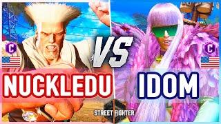 SF6  NuckleDu (Guile) vs iDom (Manon)  Street Fighter 6