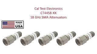 18 GHz SMA Attenuators by Cal Test Electronics