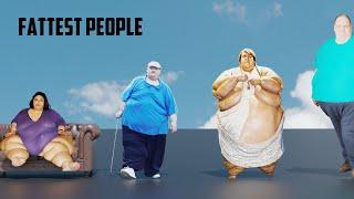 FATTEST PEOPLE Weight Comparison | Most Overweight People in The World