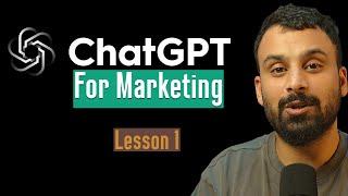 AI Marketing course with ChatGPT - About Prompts (Lesson 1)