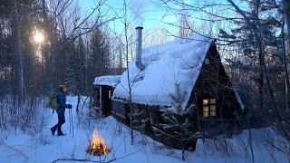 A man found an old hut in the forest and put it in order. Day 4