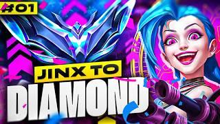 How to play Jinx in low Elo - Jinx Unranked to Diamond #1 | Jinx ADC Gameplay Guide