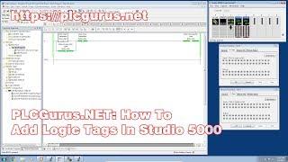 PLCGurus.NET - How To Create Tags In Studio 5000