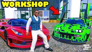 Franklin Opened New Luxury Supercar Showroom And Workshop In GTA 5 | SHINCHAN and CHOP