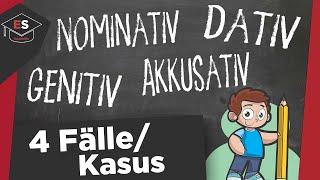 Die 4 Fälle/Kasus im Deutschen - Nominativ, Genitiv, Dativ, Akkusativ - Die 4 Fälle einfach erklärt!