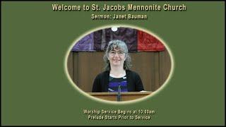 St. Jacobs Mennonite Church | June 22, 2025 | Worship Service