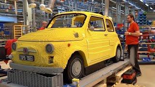 Life-Size LEGO Fiat 500 Car – 190,000 Pieces!