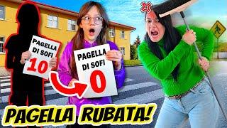 LA NEMICA DI SOFI RUBA LA PAGELLA E LA FALSIFICA CON BRUTTI VOTI MAMMA MONI SI ARRABBIA E MI PUNISCE