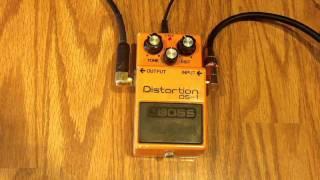 Vintage Boss DS-1 Silver Screw