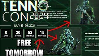 Free Saryn Prime AX 52 Rifle At Tennocon 2024!