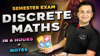 Complete DM Discrete Maths in one shot | Semester Exam | Hindi