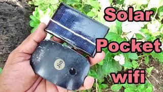 Solar powered WiFi router, Solar Pocket wifi, Tech2tech Telugu