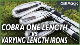 Cobra standard irons v One Length | GolfMagic Club Test