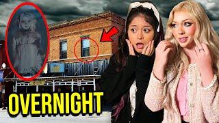 24 Hours OVERNIGHT AT MOST HAUNTED HOTEL IN TEXAS...(*terrifying*)