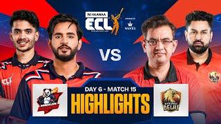 Bangalore Bashers Shock Digvijay Rathee’s Delhi in a Last-Over Thriller!  | Match 15 Highlights