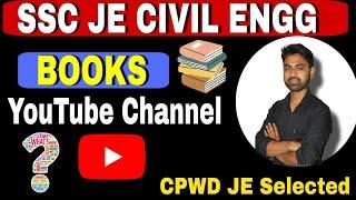 SSC JE BOOKS  & YouTube Channel For Self Study|| SSC JE Self Study कैसे करे || By CPWD JE