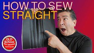 Learn now! How to sew a straight line during upholstery