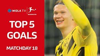 Bundesliga | Top 5 Goals of Matchday 18