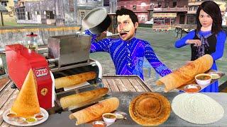 Automatic Dosa Printer Machine Crispy Dosa Maker Street Food Hindi Kahani Moral Stories Comedy Video