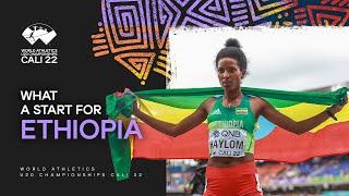 Haylom breaks CR and strikes 1500m gold | World Athletics U20 Championships Cali 2022