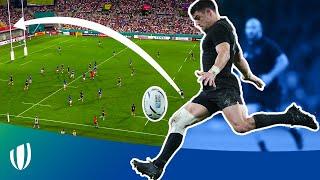 The LONGEST drop goals in Rugby World Cup History | Dan Carter, Stuart Hogg & Zinzan Brooke