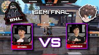 GYZEEN VS LORDSHI MIC CHECK SEMI FINAL BATTLE OF STARS