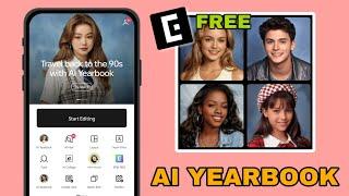 FREE AI 90'S YEARBOOK TUTORIAL | ALTERNATIVE AI FOR FREE