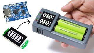 How to make Lithium ion 18650 battery charger at home