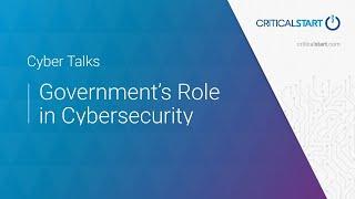 Government's Role in Cybersecurity