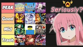 Ranking Every Anime Games on Roblox (Speedrun).