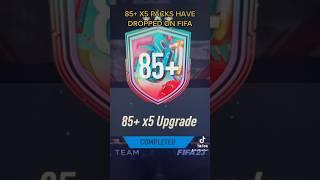 85+ X5 PACK OPENED ON FIFA 23 #shorts #fifa23 #futbirthday