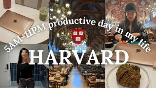 5AM to 11PM harvard first day back from spring break vlog (productive + fun) 