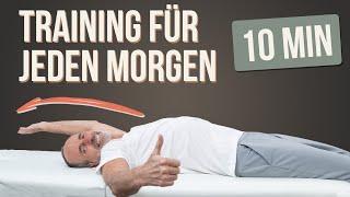 Mache diese Übung JEDEN MORGEN im Bett  Beobachte gut, was passiert!