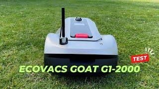 Gräsklippning och övervakning i ett | Ecovacs Goat G1-2000