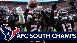 TEXANS AFC SOUTH CHAMPS! AFC Playoff Picture + Latest Texans Rumors