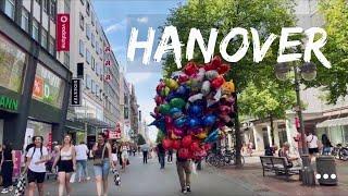 Walking in the Beautiful German City Hanover ‍️|| Hannover City Walking Tour 