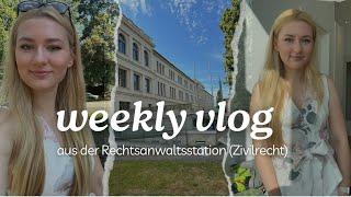 Weekly VLOG | Rechtsanwaltsstation, AG, Urlaubsvorbereitung