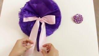 DIY # 4: Fabric Flower bouquet, Wedding Toss Bouquet