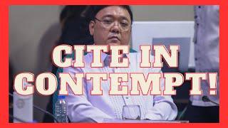 BREAKING NEWS!!! ATTY HARRY ROQUE NA CITE IN CONTEMPT SA KONGRESO!!!!!