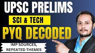 Important source of Science and Tech for UPSC PRELIMS 2025 based on PYQ  Analysis