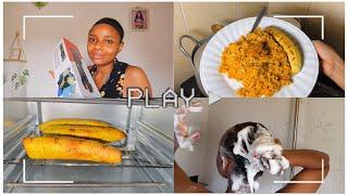 A Flight Attendant’s OFF Day in Lagos: Unboxing, Cooking Jollof & Self-Care Vibes!