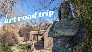 Santa Fe Artist Vlog! Art Haul, Plein Air Painting, and Art Galleries!