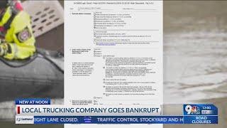 Local trucking company goes bankrupt