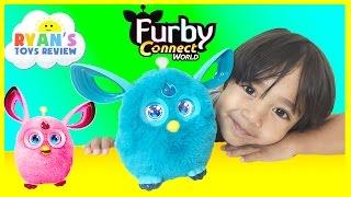 Furby Connect toy for Kids Unboxing and Playtime with  Ryan ToysReview