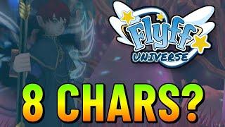 Solltest du 8 Charaktere in Flyff Universe zeitgleich spielen?