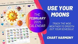 LIVE DEMO for smoothing out your calendar:  Use Your Moons 