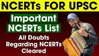 Important NCERTs For UPSC CSE