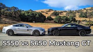 2017 Ford Mustang GT vs 2024 Ford Mustang GT - Head to Head Review!