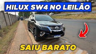 ELE COMPROU UMA HILUX SW4 NO LEILÃO, SERÁ QUE COMPENSOU?